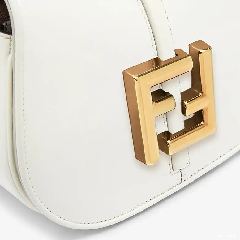 Cheap HOT C'mon Fendi Calf Mini Leather In Bag White 0404